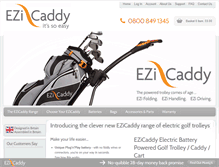 Tablet Screenshot of ezicaddy.com